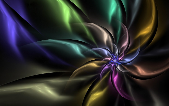 Обои картинки фото 3д, графика, fractal, фракталы, изгиби, цвета, линии