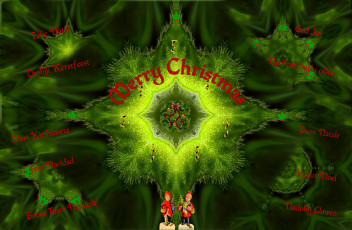 Картинка 3д графика fractal фракталы линии фон цвета узор