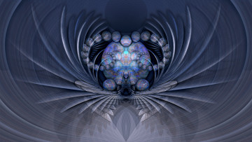 Картинка 3д графика fractal фракталы узор цвета фон