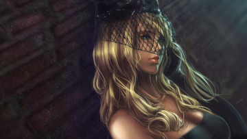 Картинка рисованные люди blonde art girls