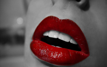 Картинка разное губы яркая помада