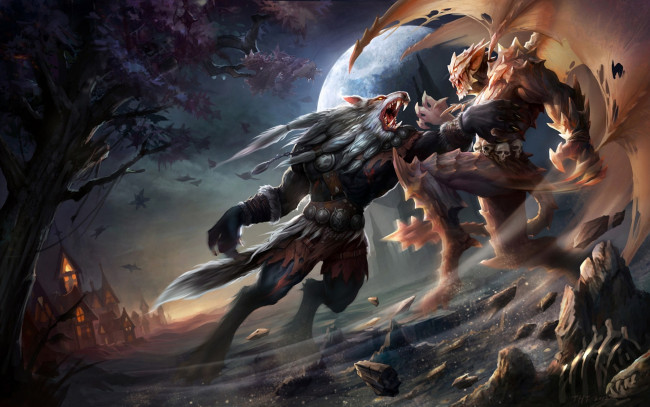Обои картинки фото фэнтези, нежить, оборотень