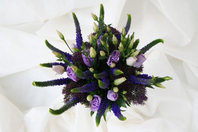 Обои картинки фото цветы, букеты, композиции, эустома