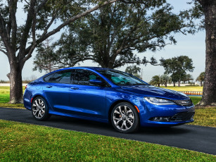 Картинка автомобили chrysler синий 200s