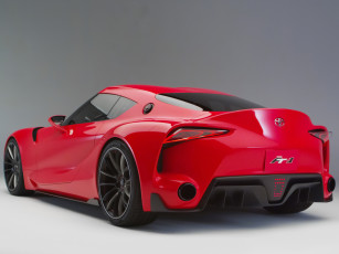 Картинка автомобили toyota ft-1 красный