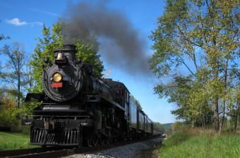 Картинка техника паровозы паровоз рельсы поезд железная дорога
