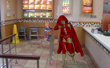 Картинка 3д+графика fantasy+ фантазия девушка кошка