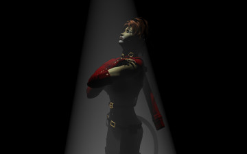 Картинка 3д+графика fantasy+ фантазия девушка кошка