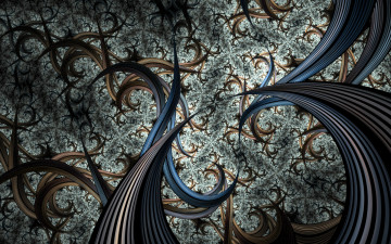 Картинка 3д+графика fractal+ фракталы фон цвета узор