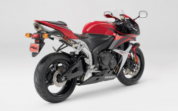 Картинка мотоциклы honda cbr600rr 2007 красный
