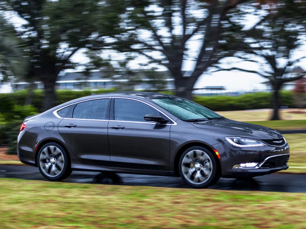 Обои картинки фото автомобили, chrysler, темный, 200c