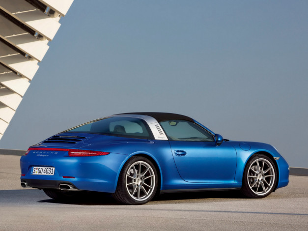 Обои картинки фото автомобили, porsche, targa-4, 911
