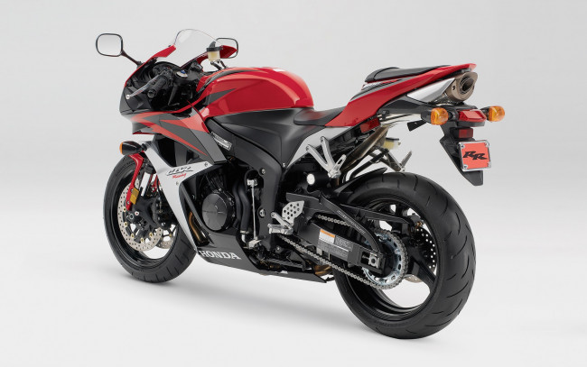 Обои картинки фото мотоциклы, honda, cbr600rr, 2007, красный