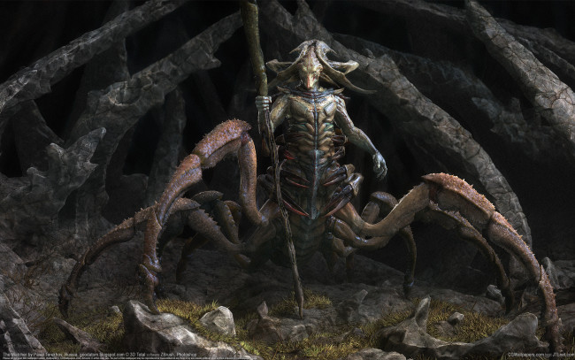 Обои картинки фото pavel terekhov, 3д графика, creatures , существа, pavel, terekhov, монстр