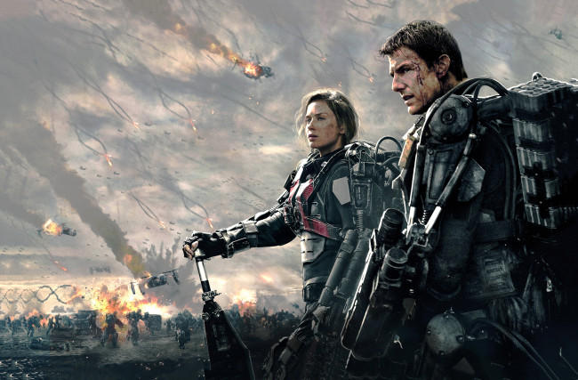 Обои картинки фото edge of tomorrow, кино фильмы, грань, будущего
