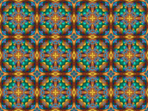 Картинка 3д+графика фракталы+ fractal цвета фон узор