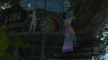 Картинка 3д+графика фантазия+ fantasy шест фон взгляд девушки