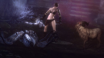 Картинка 3д+графика фантазия+ fantasy существа девушка когти