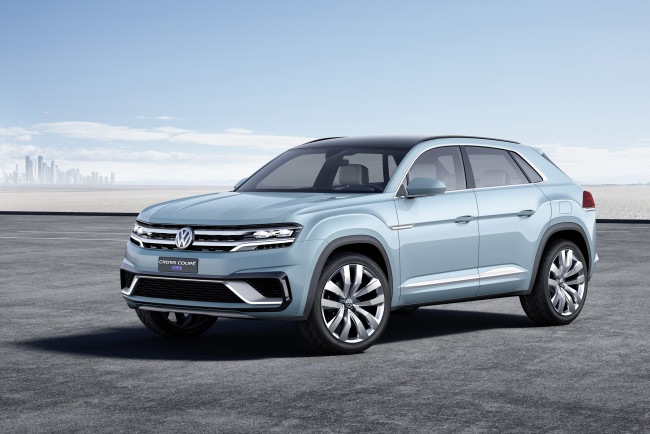 Обои картинки фото автомобили, volkswagen, coupt, cross, 2015г, concept, gte