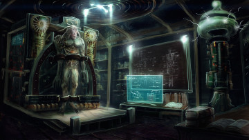 Картинка фэнтези существа иследования существо лаборатория мир иной