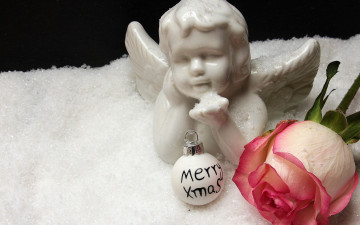 Картинка праздничные фигурки роза ангел
