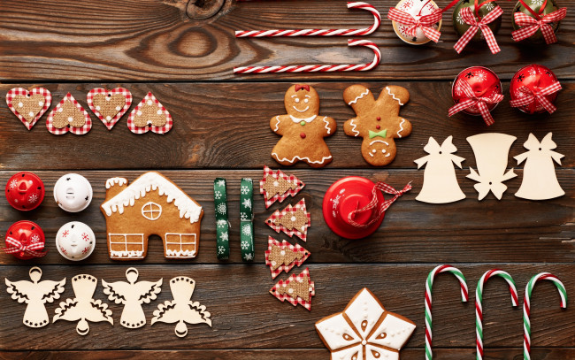 Обои картинки фото праздничные, угощения, печенье