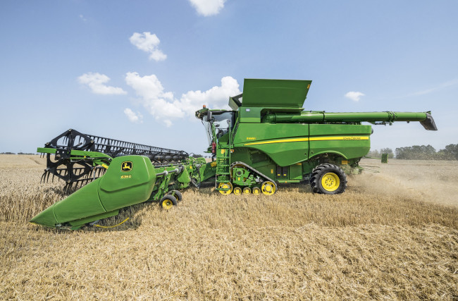 Обои картинки фото техника, комбайны, john, deere