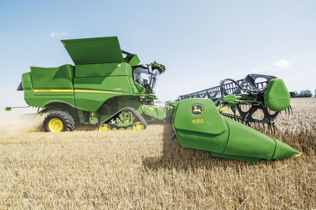 Обои картинки фото техника, комбайны, john, deere