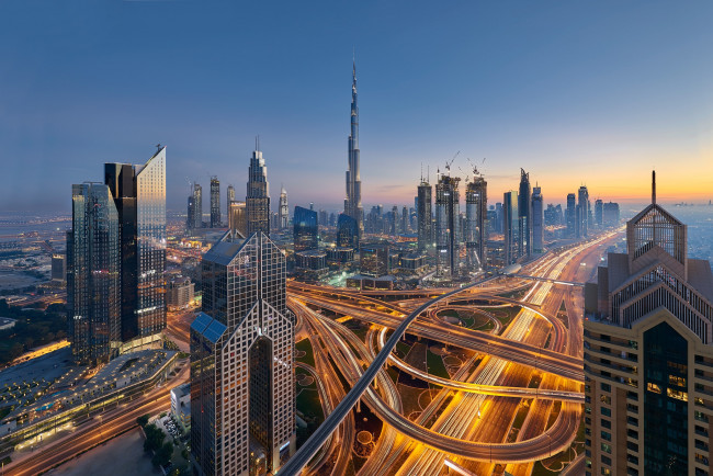 Обои картинки фото dubai,  uae, города, дубай , оаэ, панорама