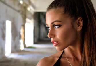 Картинка девушка девушки -unsort+ лица +портреты модель kitty+tikos