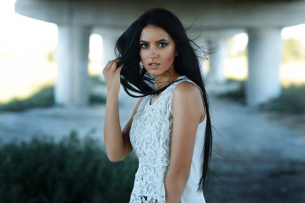 Картинка девушка девушки -unsort+ брюнетки темноволосые модель darina+prikhodko darina+maks