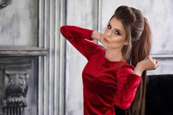 Картинка девушка девушки -unsort+ брюнетки темноволосые модель