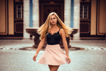 Картинка девушка девушки -unsort+ блондинки +светловолосые модель janine