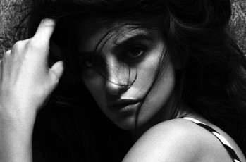 Картинка девушки penelope+cruz актриса черно-белая лицо