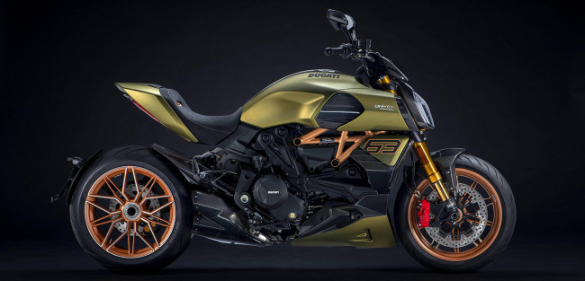 Обои картинки фото 2021 ducati diavel 1260 lamborghini, мотоциклы, ducati, 2021, diavel, 1260, lamborghini, вид, сбоку, профиль
