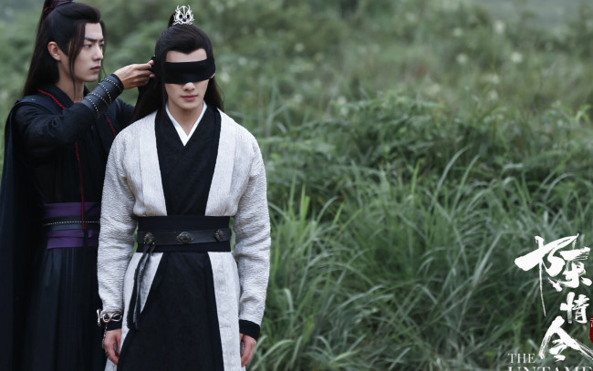 Обои картинки фото кино фильмы, the untamed, вэй, усянь, дзян, чэн, повязка