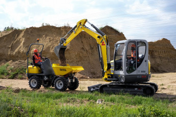 Картинка техника экскаваторы wacker neuson