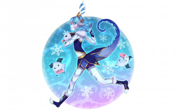 Картинка видео+игры league+of+legends хвост снежинки поро