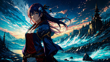 Картинка аниме unknown +другое+ нейросети графика нейроарт ai art нейронные сети рисунки нейро искусство