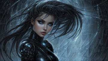 Картинка фэнтези девушки нейросети графика нейроарт ai art нейронные сети рисунки нейро искусство