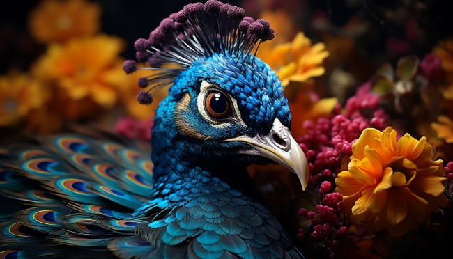 Обои картинки фото 3д графика, животные , animals, птичка, попугай, фон