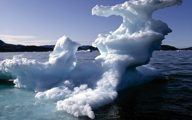 Обои картинки фото природа, реки, озера, лед, озеро, горы