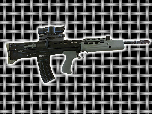 Обои картинки фото l85a2, оружие, автоматы
