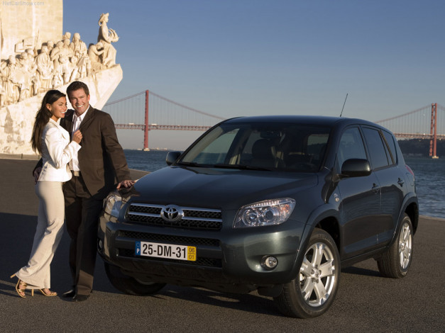 Обои картинки фото 2006, toyota, rav4, автомобили