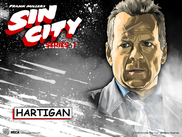 Обои картинки фото bruce, willis, as, hartigan, кино, фильмы, sin, city