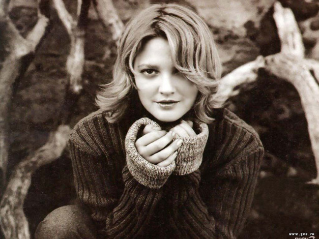Обои картинки фото Drew Barrymore, девушки