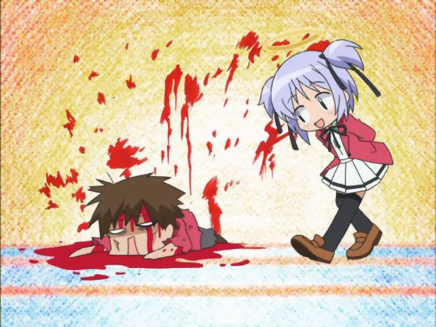 Обои картинки фото аниме, bokusatsu, tenshi, dokuro, chan