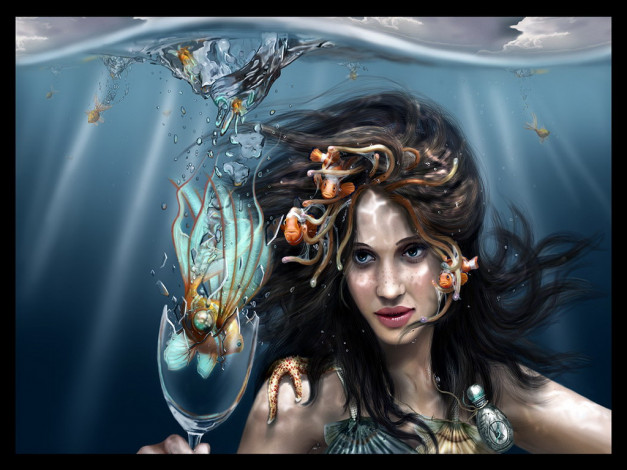 Обои картинки фото фэнтези, девушки