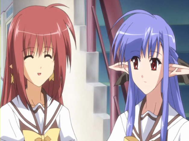 Обои картинки фото shuffle, аниме