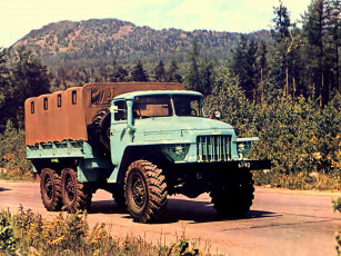 Картинка 375д автомобили урал